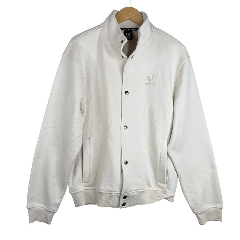 New Messi Collection Fleece Lined Midweight Jacket size XXL Clear Beige